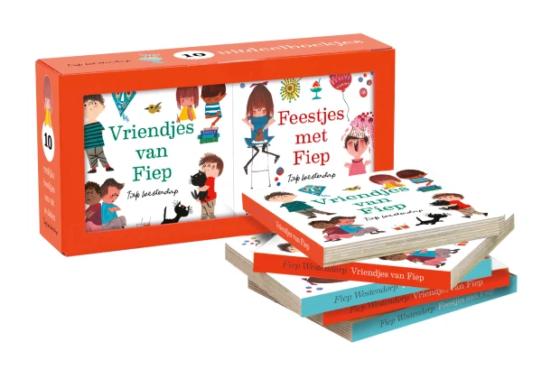 Feestjes met Fiep & Vriendjes van Fiep uitdeelboekjes – Fiep Westendorp – boek cover