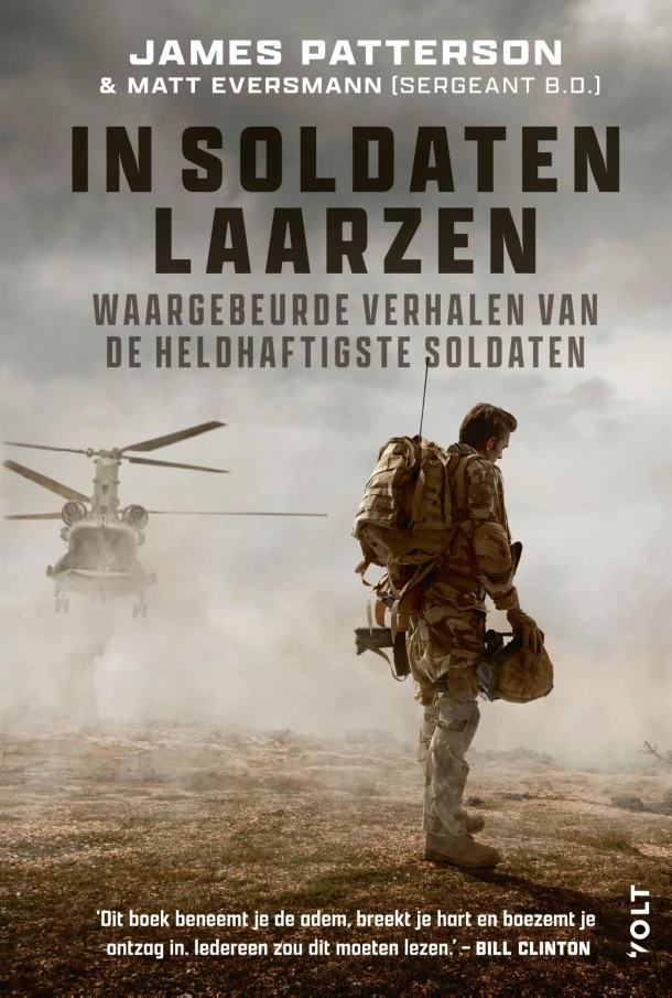 In soldatenlaarzen – James Patterson – boek cover