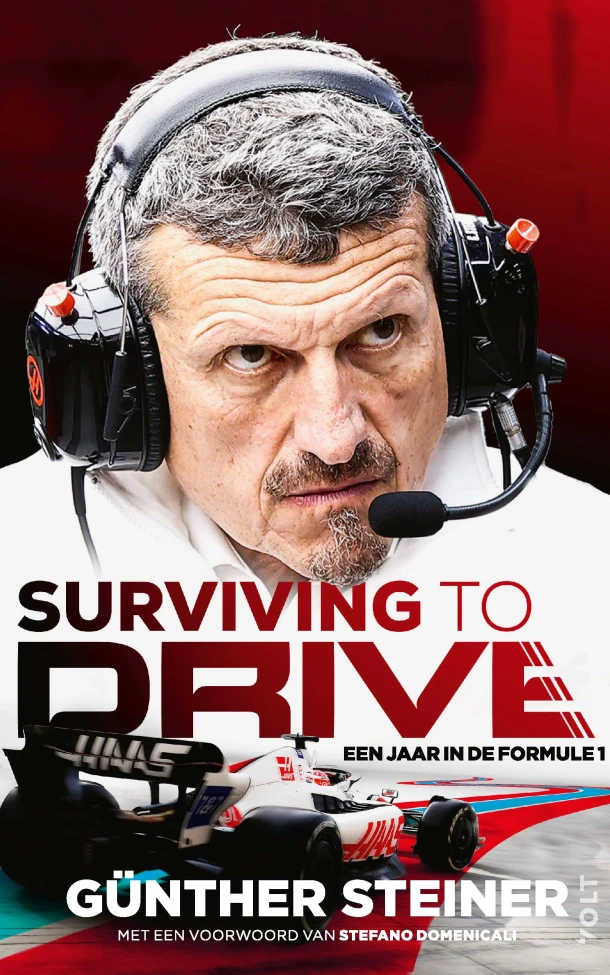 Surviving to Drive (NL editie) – Guenther Steiner – boek cover