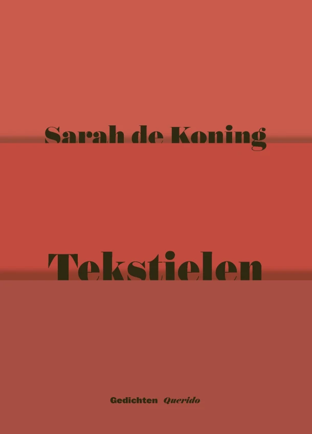 Tekstielen – Sarah de Koning – boek cover