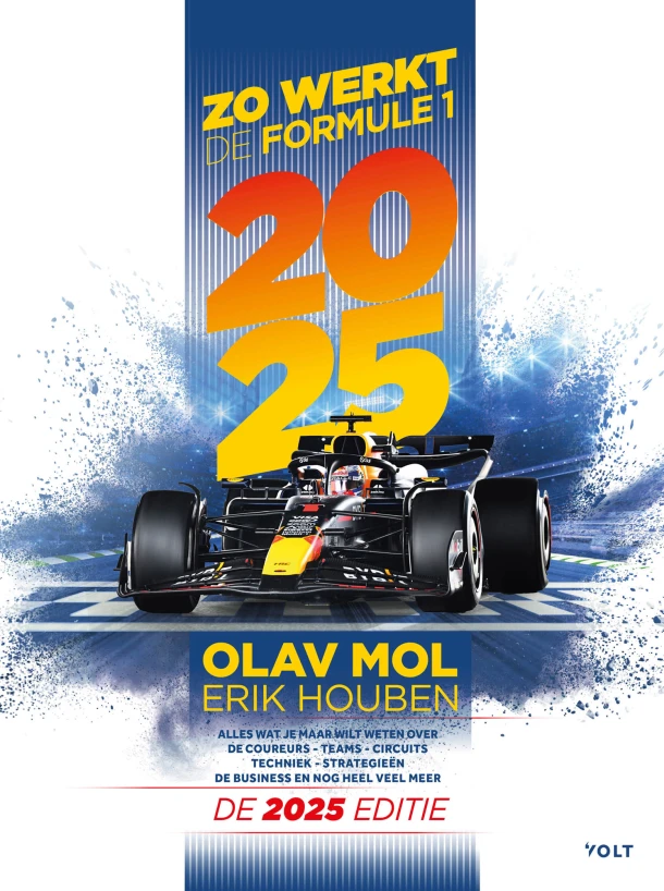 Zo werkt de Formule 1 2025 – Olav Mol – boek cover
