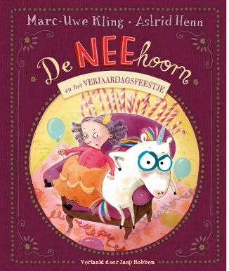 De NEEhoorn en het verjaardagsfeestje – Marc-Uwe Kling – boek cover
