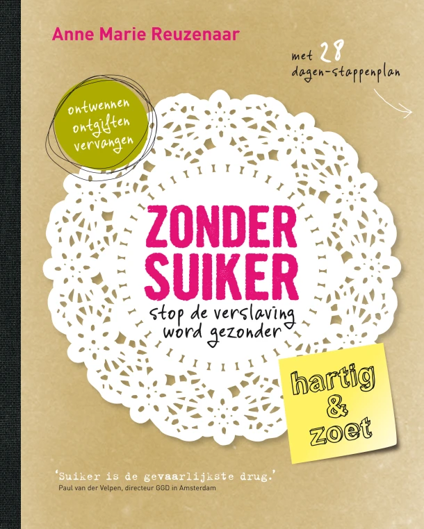 Zonder suiker – Anne Marie Reuzenaar – boek cover