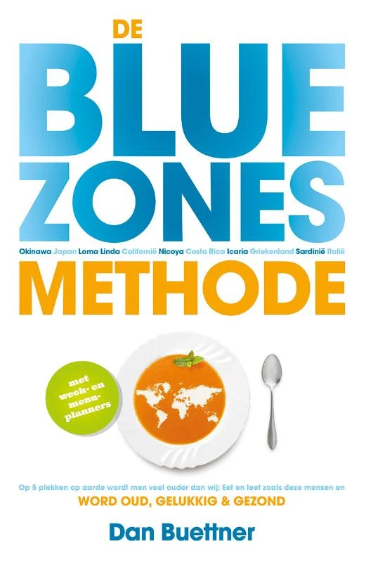 De blue zones-methode – Dan Buettner – boek cover