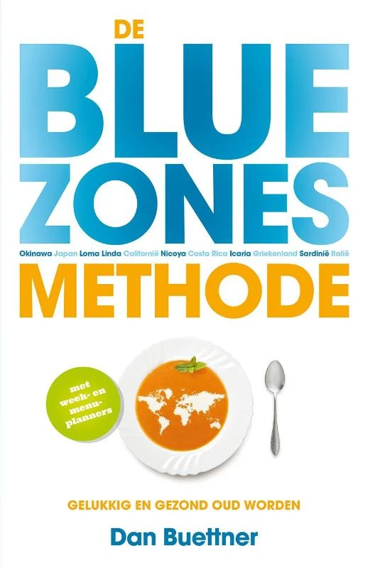 De blue zones-methode – Dan Buettner – boek cover