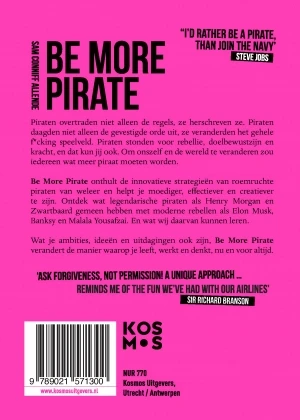 Be More Pirate – Sam Conniff Allende – boek cover