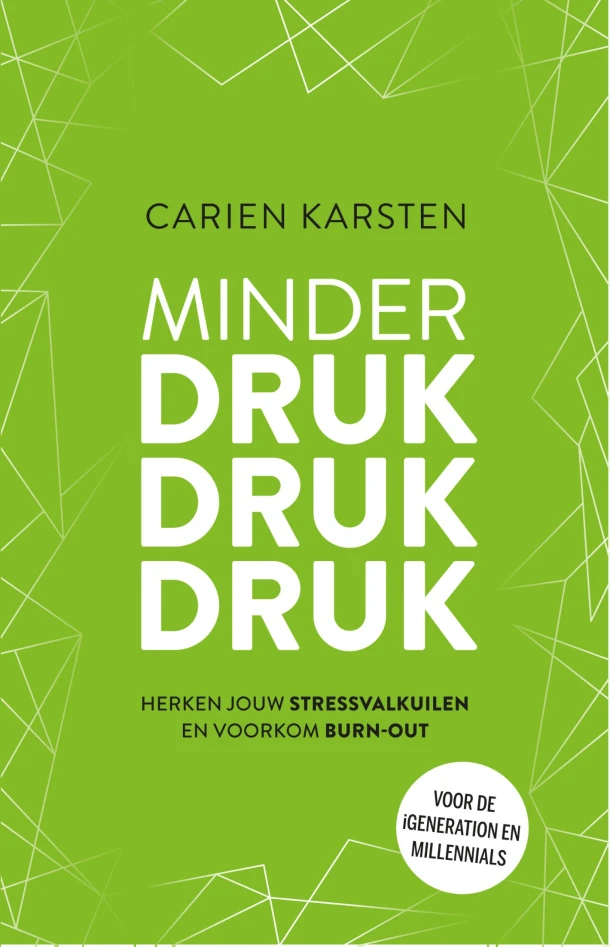 Minder druk – Carien Karsten – boek cover