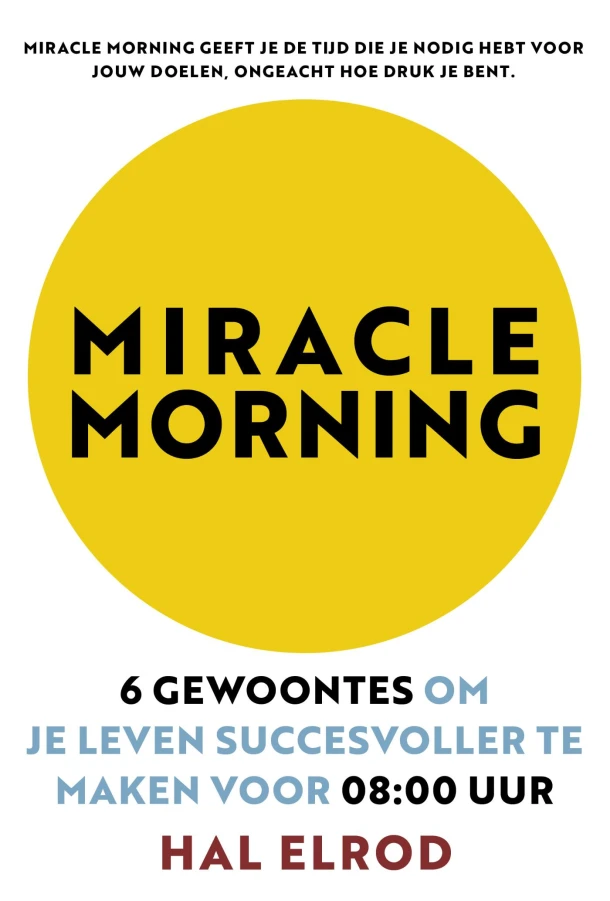 Miracle Morning – Hal Elrod – boek cover