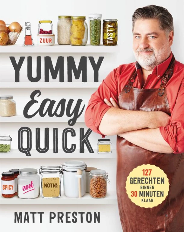 Yummy, Easy, Quick – Matt Preston – boek cover