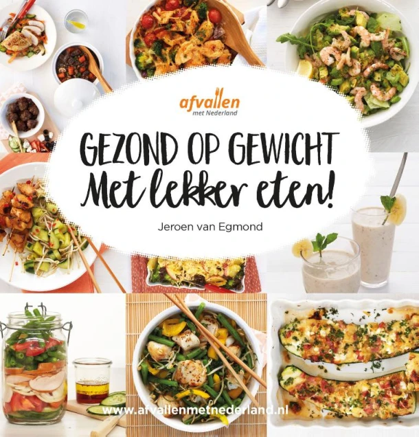Gezond op gewicht met lekker eten! – Afvallen met Nederland – boek cover
