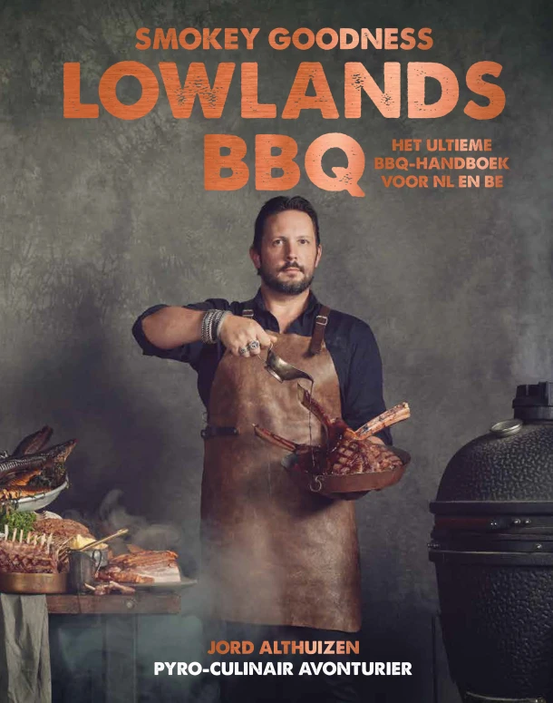 Smokey Goodness Lowlands BBQ – Jord Althuizen – boek cover