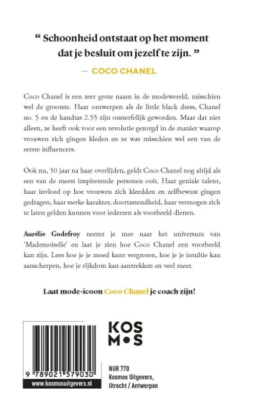 Doe en denk als Coco Chanel – Aurélie Godefroy – boek cover