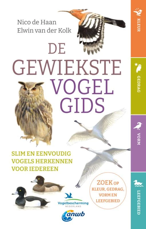 De gewiekste vogelgids – Nico de Haan – boek cover
