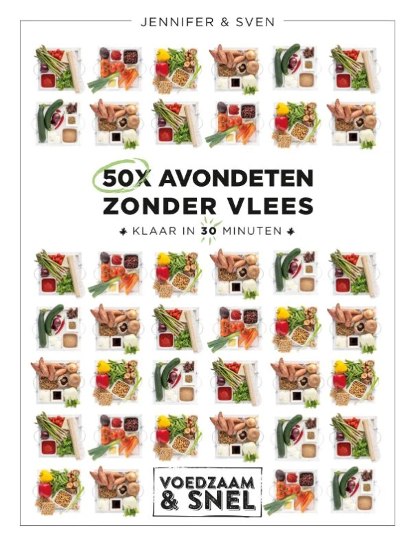 50x avondeten zonder vlees – Jennifer & Sven – boek cover