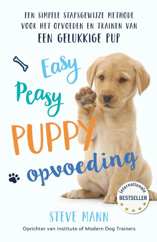 Easy Peasy Puppy Opvoeding – Steve Mann – boek cover