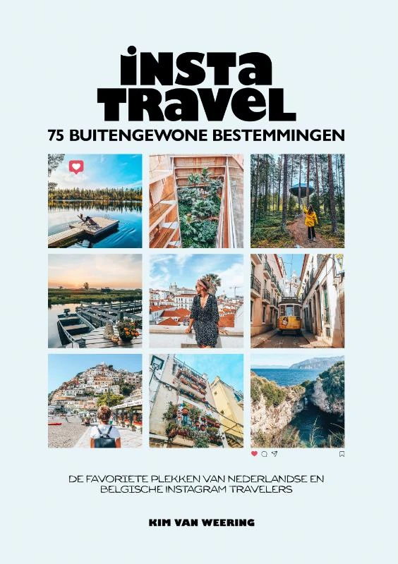 Insta Travel - 75 buitengewone bestemmingen in Europa – Kim van Weering – boek cover