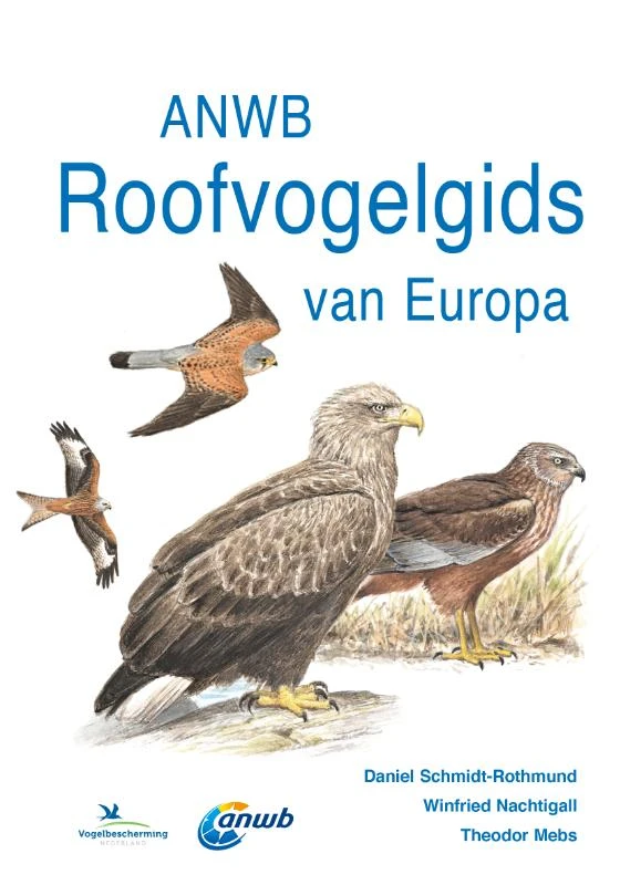 ANWB Roofvogelgids van Europa – Theodor Mebs – boek cover