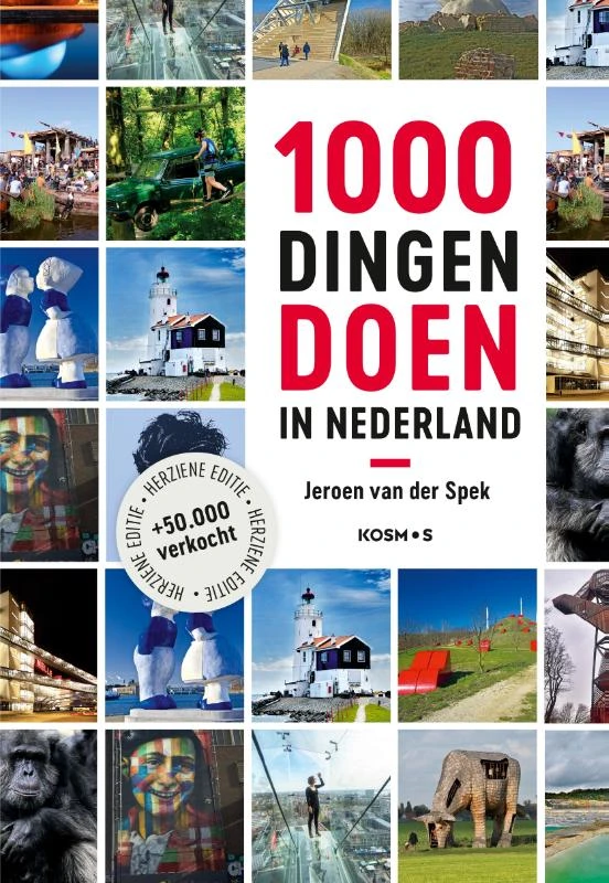 1000 dingen doen in Nederland – Jeroen van der Spek – boek cover