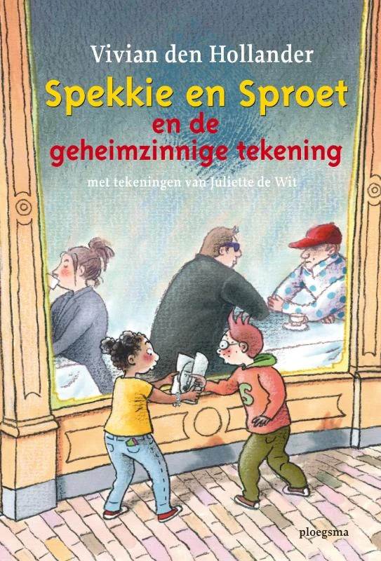 Spekkie en Sproet en de geheimzinnige tekening – Vivian den Hollander – boek cover