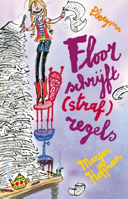 Floor schrijft strafregels – Marjon Hoffman – boek cover