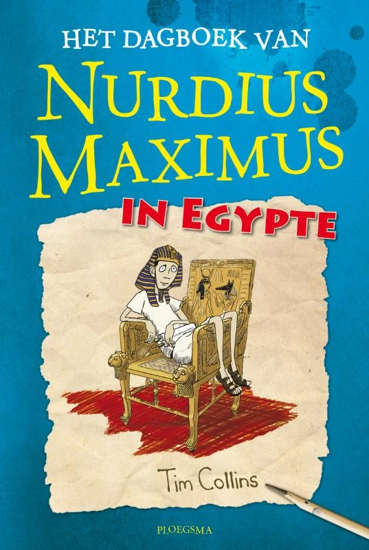 Het dagboek van Nurdius Maximus in Egypte – Tim Collins – boek cover