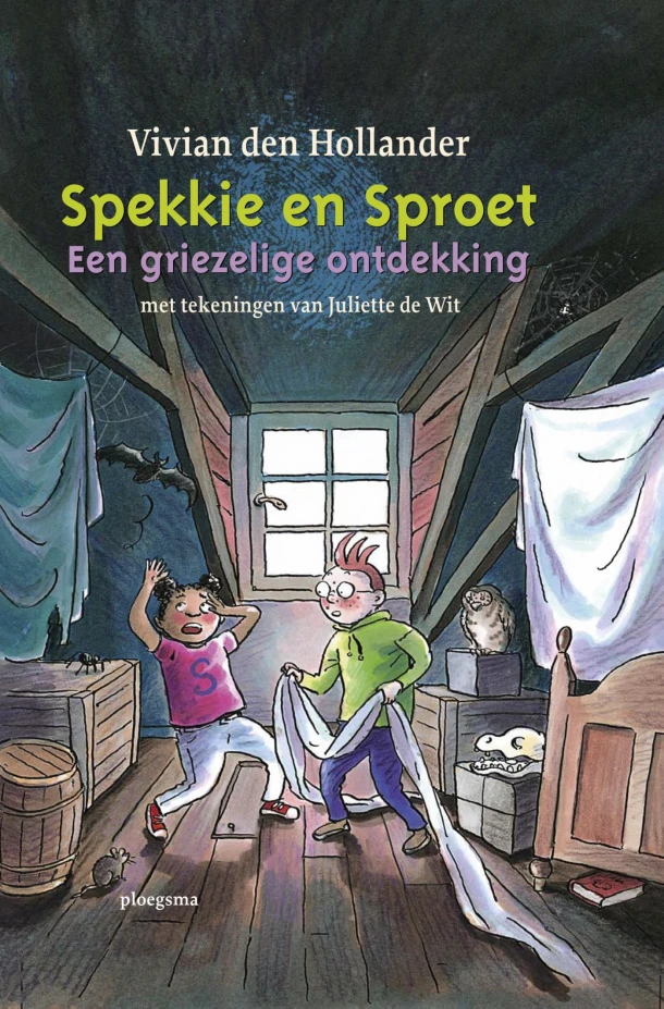 Spekkie en Sproet: Een griezelige ontdekking – Vivian den Hollander – boek cover