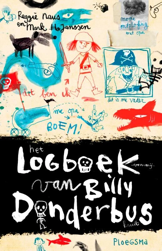 Het logboek van Billy Donderbus – Reggie Naus – boek cover