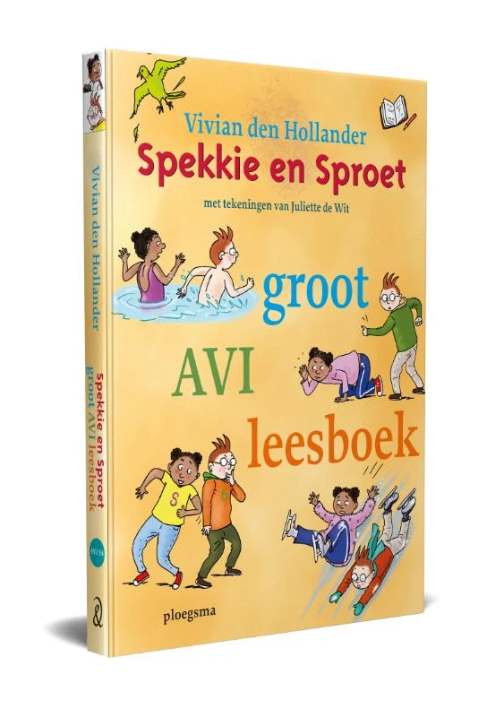 Spekkie en Sproet groot AVI leesboek – Vivian den Hollander – boek cover