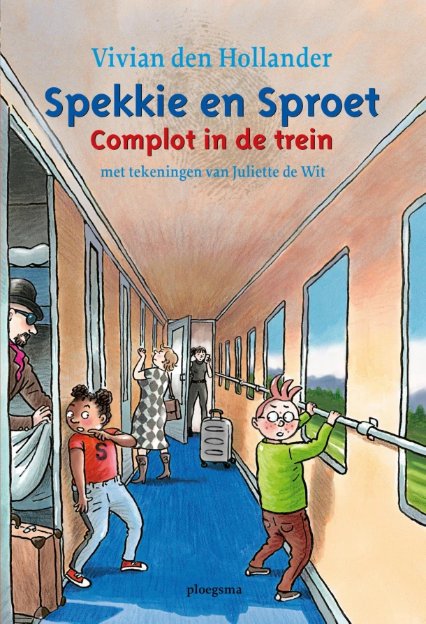 Spekkie en Sproet: Complot in de trein – Vivian den Hollander – boek cover