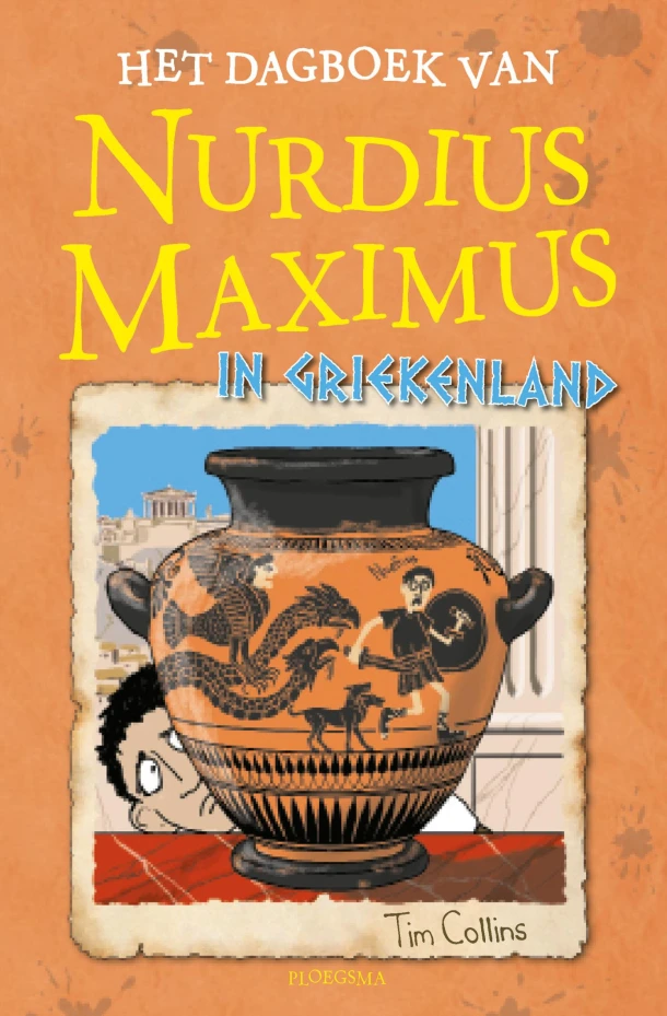 Het dagboek van Nurdius Maximus in Griekenland – Tim Collins – boek cover