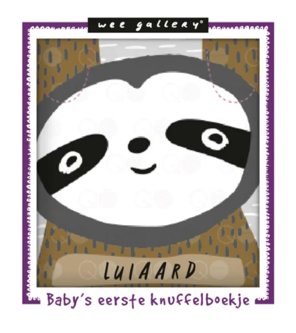 Knuffelboekje Luiaard – Wee Gallery – boek cover