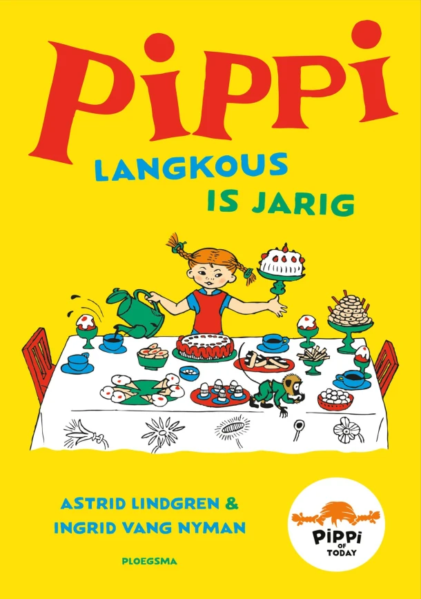 Pippi Langkous is jarig – Astrid Lindgren – boek cover