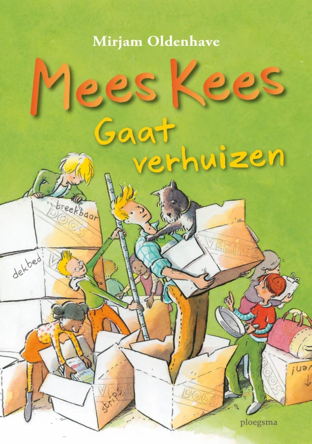 Mees Kees gaat verhuizen – Mirjam Oldenhave – boek cover