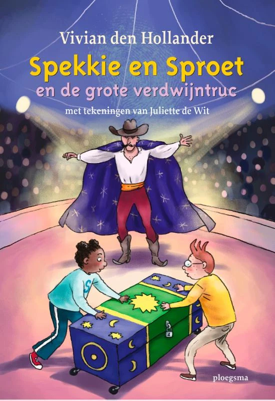 Spekkie en Sproet en de grote verdwijntruc – Vivian den Hollander – boek cover