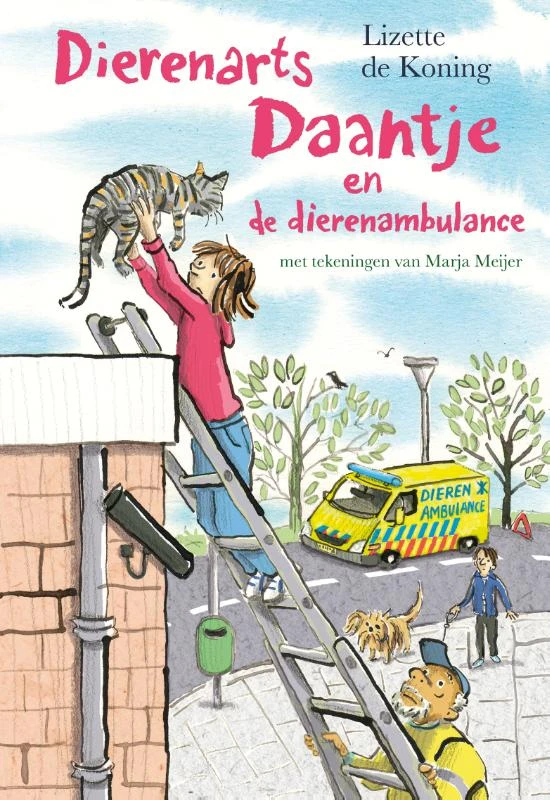 Dierenarts Daantje en de dierenambulance – Lizette de Koning – boek cover