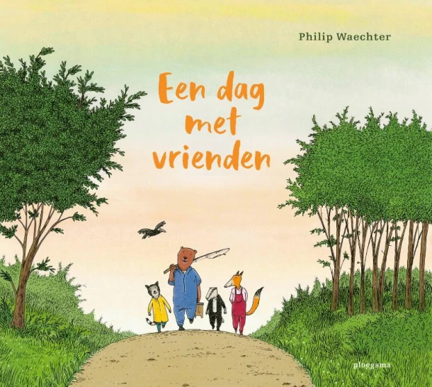 Een dag met vrienden – Philip Waechter – boek cover