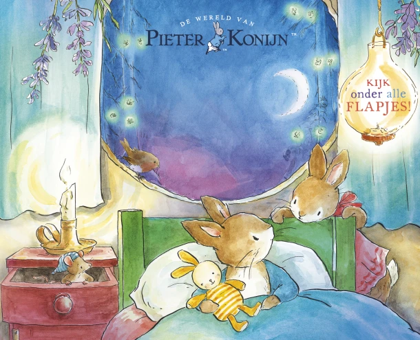 Pieter Konijn: Slaap lekker Pieter! – Beatrix Potter – boek cover