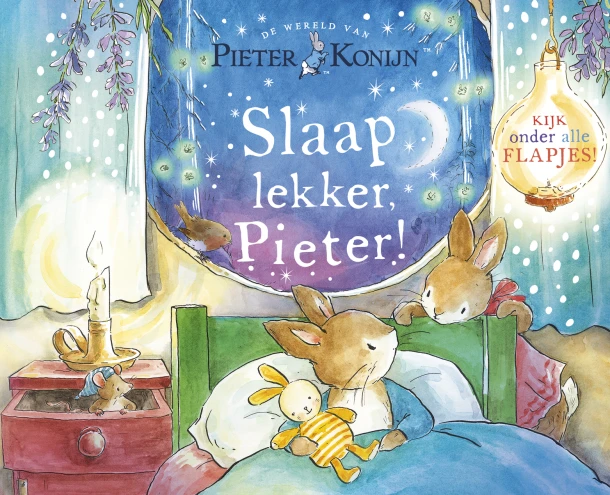 Pieter Konijn: Slaap lekker Pieter! – Beatrix Potter – boek cover