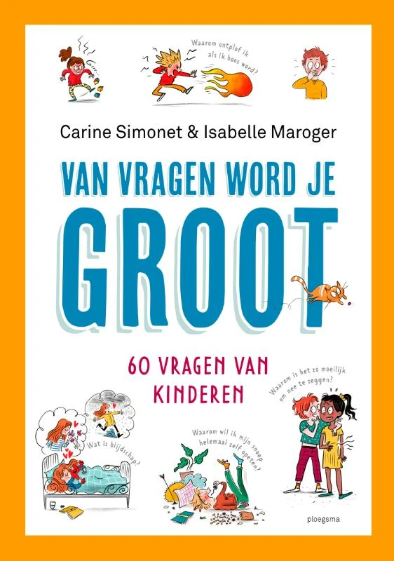 Van vragen word je groot – Carine Simonet – boek cover