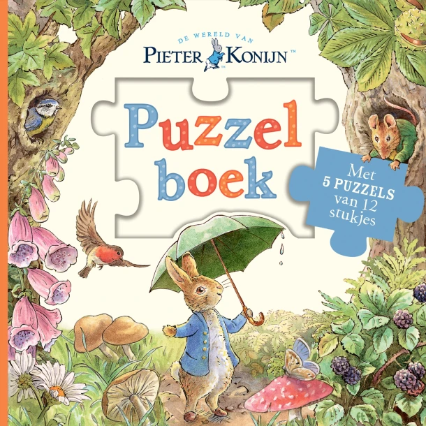 Pieter Konijn - Puzzelboek – Beatrix Potter – boek cover