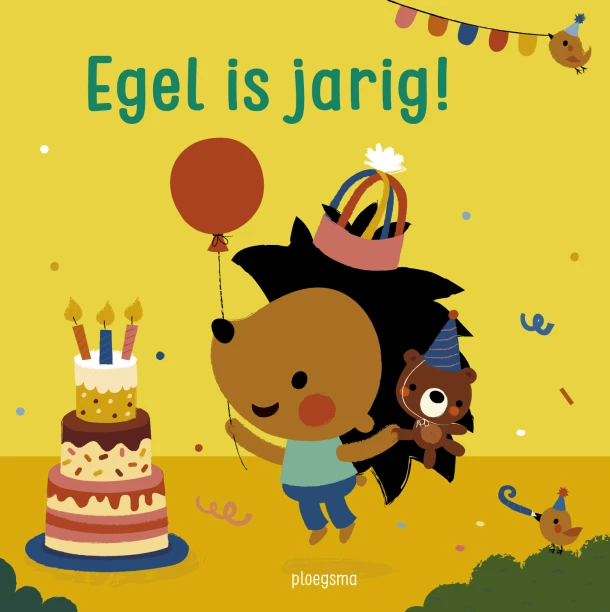 Egel is jarig – Deborah van de Leijgraaf – boek cover