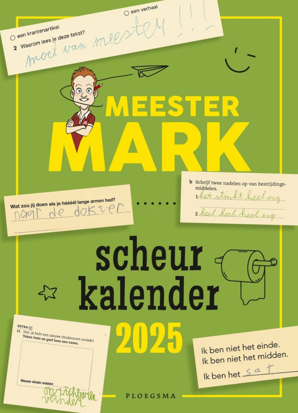 Meester Mark scheurkalender 2025 – Mark van der Werf – boek cover