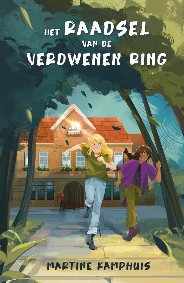 Het raadsel van de verdwenen ring – Martine Kamphuis – boek cover