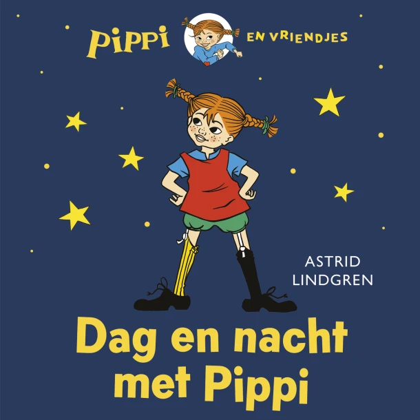 Dag en nacht met Pippi – Astrid Lindgren – boek cover