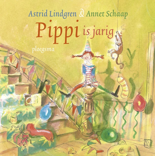 Pippi is jarig – Astrid Lindgren – boek cover