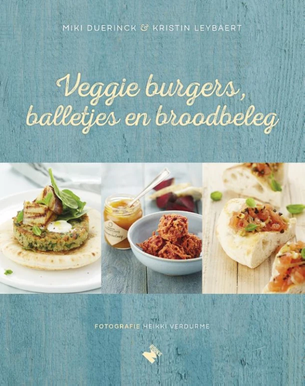 Veggie burgers, balletjes en broodbeleg – Kristin Leybaert – boek cover