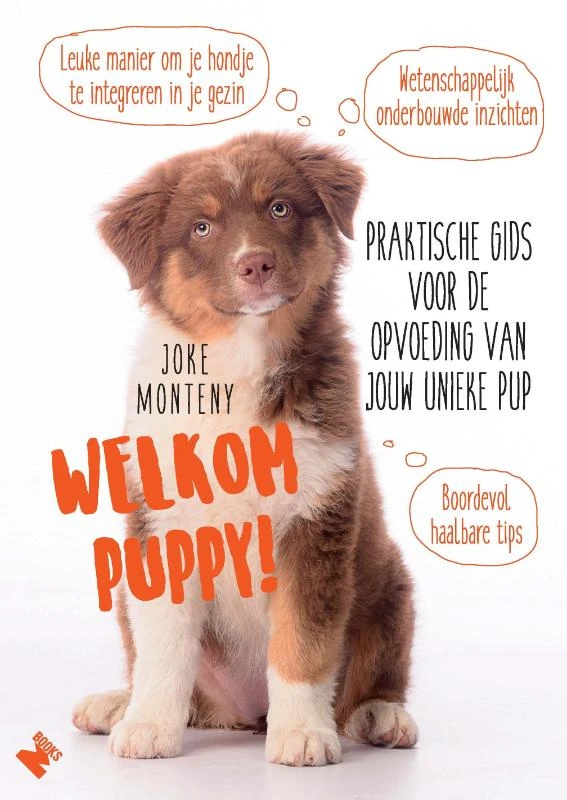 Welkom puppy – Joke Monteny – boek cover