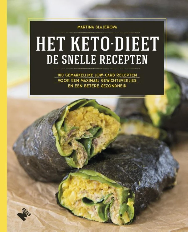 Het ketodieet: de snelle recepten – Martina Slajerova – boek cover