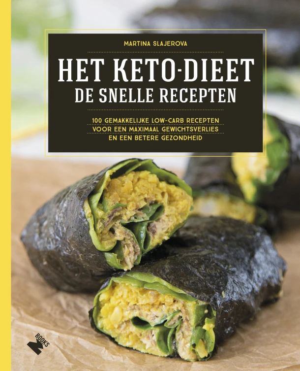 Het ketodieet: de snelle recepten – Martina Slajerova – boek cover