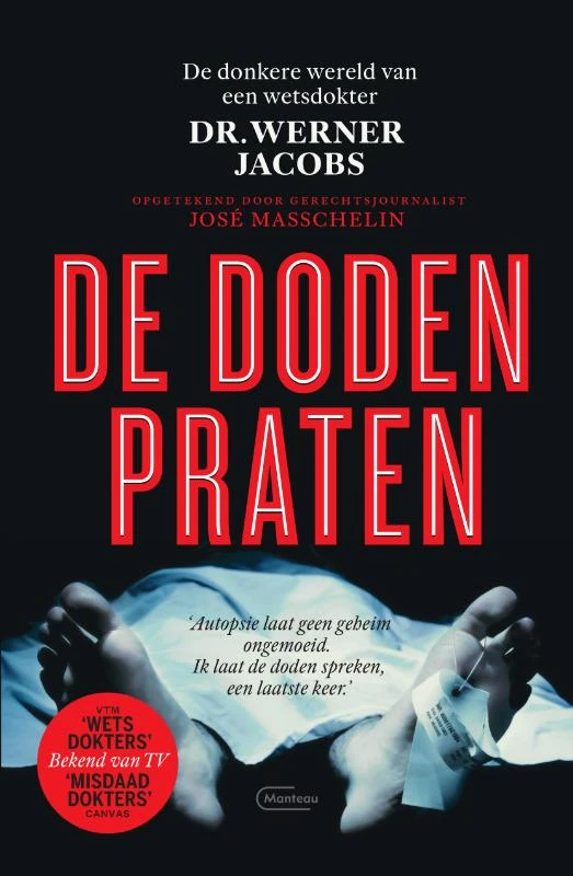 De doden praten – Werner Jacobs – boek cover